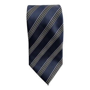 Jon Vandyke Tie Mens Classic Striped Polyester Neckwear Business Formal Dress